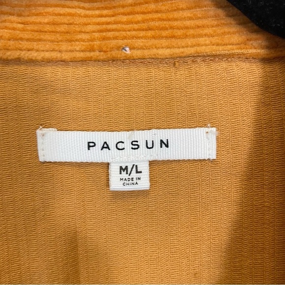 PacSun Marigold Oversized Corduroy Jacket- Shacket‎ Size M/L NWT - Picture 4 of 10